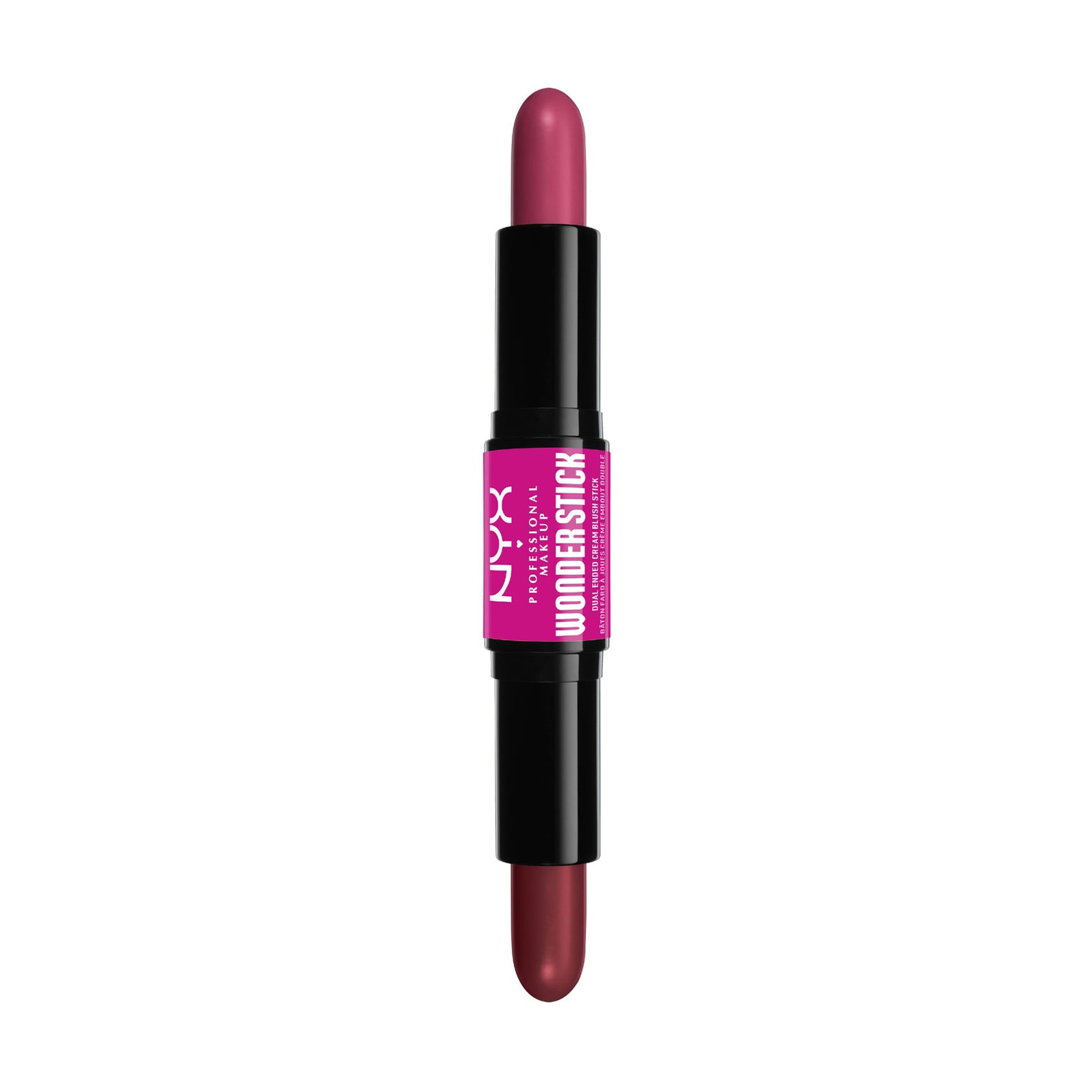 Двосторонні кремові рум'яна-олівець для обличчя NYX Professional Makeup Wonder Stick Dua Ended Cream Blush Stick, 04 Deep Magenta and Ginger, 1.4 г