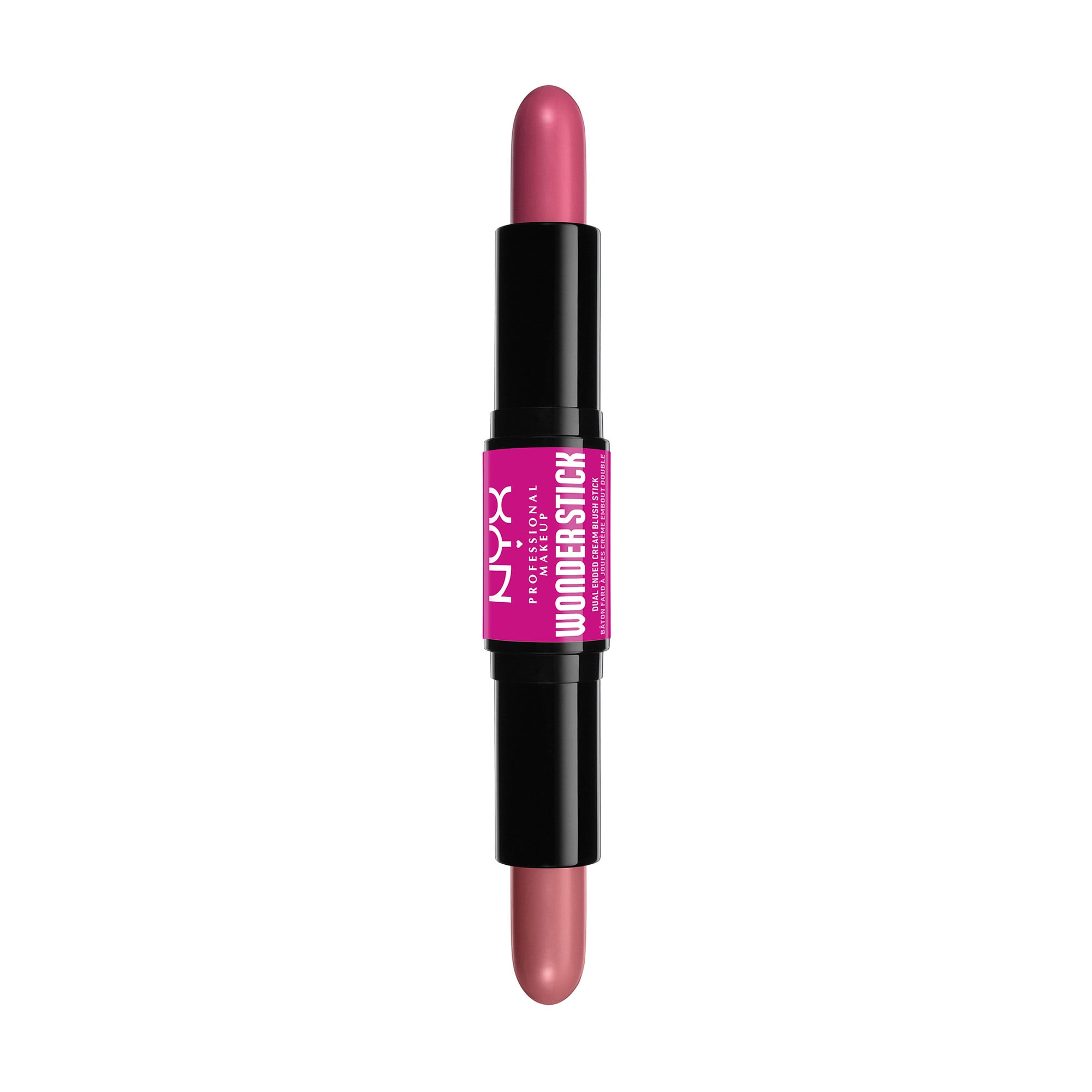 Двосторонні кремові рум'яна-олівець для обличчя NYX Professional Makeup Wonder Stick Dua Ended Cream Blush Stick, 01 Light Peach and Baby Pink, 4 г